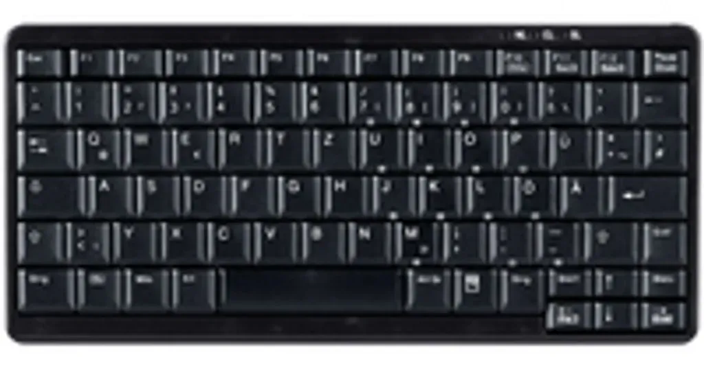 Bild von AK-4100-U Tastatur USB QWERTY Englisch Schwarz