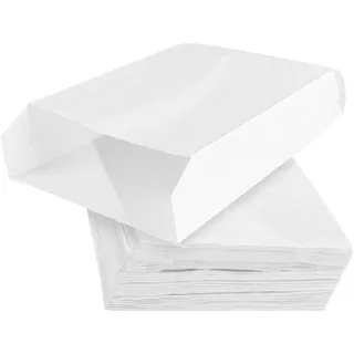 ZOFUN 200 Stück Papiertüten Klein Weiße, 12x20x4CM Brottütenpapier Butterbrottüten Frühstücktüten Süßigkeiten Plätzchentüten für DIY Papiertüten Adventskalender, Geschenktüten Papier, Verpackungstüten