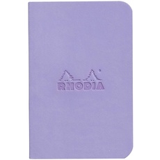 Rhodia ‎117209C Notizbücher mit weichem Umschlag, liniert, 32 Blatt, 2er Set Irisblau/Lila