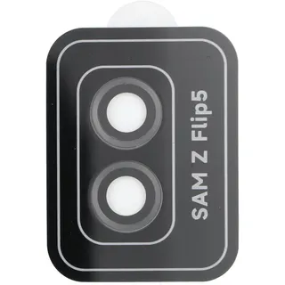 Kameraabdeckung PROTECTOR 9H + Applikator passend für SAMSUNG FLIP 5 schwarz - Schwarz