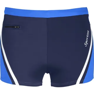 Badeshorts JAN VANDERSTORM "Badehose NORALD", Herren, Gr. XXL, weit, blau, Obermaterial: 80% Polyamid ECONYL PA ECONYL. 20% Elasthan EL., Badehosen Badeshorts