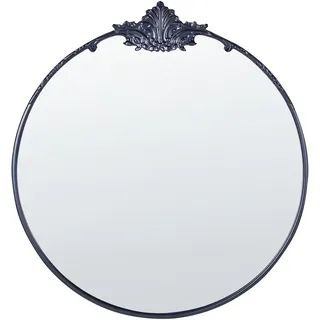 Beliani Spiegel, SOMMANT 67 cm 76 cm Metall Schwarz
