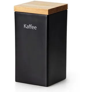 Continenta Vorratsdose schwarz 10 x 10 x 20,5 cm 1,2 l