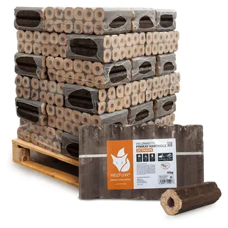 Heizfuxx PiniKay Octagon Holzbriketts Hartholz 10kg x 30 Gebinde 300kg Palette