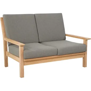 Loungebank Teak 130cm, inkl. Kissen