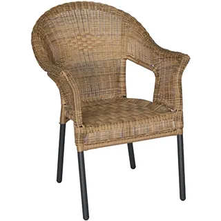 Merxx Ravenna Gartenstuhl 61 x 67 x 87 cm natur 2 St.