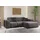 Eckcouch L form Wohnzimmer Siena stoff Poso Dunkelgrau Rechts Dunkelgrau