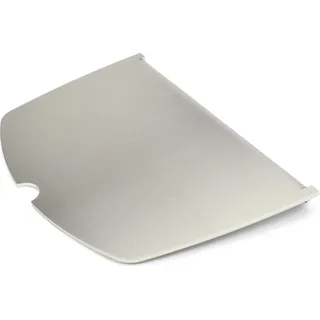Edelstahl Grillplatte | Plancha passend für Weber Q100/1000 - ersetzt eine Grillrosthälfte - extra massiv