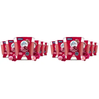 Glade Décor Duftkerze Luscious Cherry & Peony (Packung mit 2)