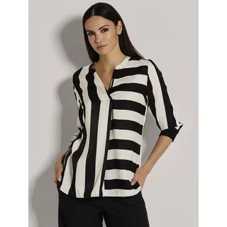 Madeleine Tunika »Bluse Tunika-Bluse mit 3/4-Ärmeln«, schwarz