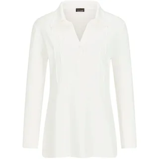GOLDNER Langarmshirt »Tunika aus Viskose-Jersey«, weiß