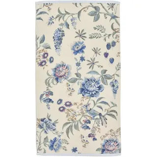 Pip Studio Secret Garden Duschtuch 70 x 140 cm weiß-blau