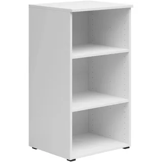 Regal , Weiß , Kunststoff , 2 Fächer , 45x83x40 cm , FSC Mix , Typenauswahl, Beimöbel erhältlich, stehend, hängend , Wohnzimmer, Regale, Bücherregale
