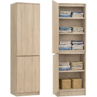 home collective Kleiderschrank 2-türig 50 x 180,5 x 40 cm Sonoma