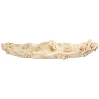 Gilde "Schale Amphora Seychelles weiß H. 10,5 cm", weiß