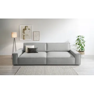 Home Affaire »NEU: SHERWOOD XXL, Big-Sofa (316cm), extra tiefe Sitzfläche 95 cm« bequemer Sitzkomfort, Cord u. Leinenoptik, Kedernaht,