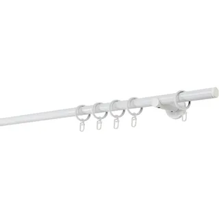 MYDECO Vorhangstange Match 1-läufig Ø 20 mm 150 cm Weiß