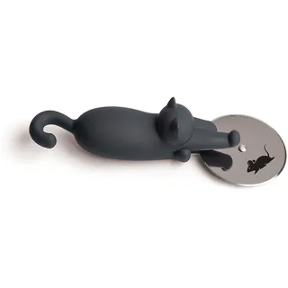 ototo Kitty Cut Pizzaschneider Edelstahl Schwarz/Weiß