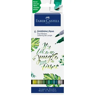 Faber-Castell Gofa Aqua Dual Marker Lettering Set Jung