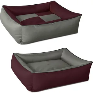 BedDog Hundesofa 2in1 L 120 x 85 cm bordeaux