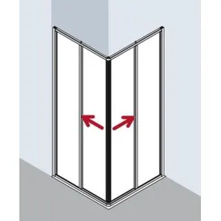 Kermi IBIZA 2000 ED2 900x2000mm BV:870-892 SIMG ESG klar