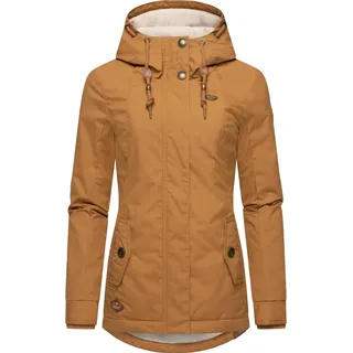 Ragwear Winterjacke "Winterjacke Monade" mit Kapuze Damen Winterparka mit Kapuze und m. Fleece gefüttert, braun sugar24