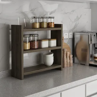 Skye Decor, Cosmic - Walnut, Küchenregale, Nussbaum, 44 x 10 x 40 cm - Braun