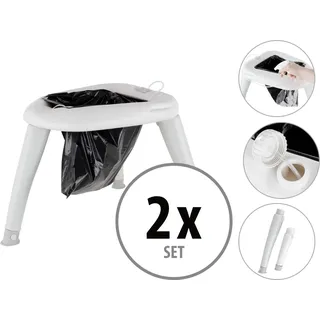 Stagecaptain Quixie-2842 Camping- und Festival-Toilette 2x Set