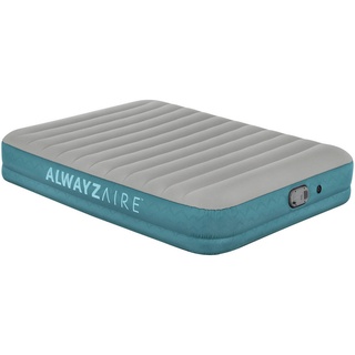 Bestway Luftbett Alwayzaire 69078 , Grau, Grün , Kunststoff , 152x36x203 cm , Dekra , integrierte elektrische Pumpe, integriertes Kissen, integriertes Dualpumpensystem, USB-Anschluss , Schlafzimmer, Betten, Gästebetten, Luftbetten