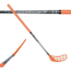 Fat Pipe | Floorball Unihockey Schläger Rock 33 Unihand mit gerader Schaufel | Markenqualität aus Finnland (Schaftlänge 82 cm, Neon Orange)