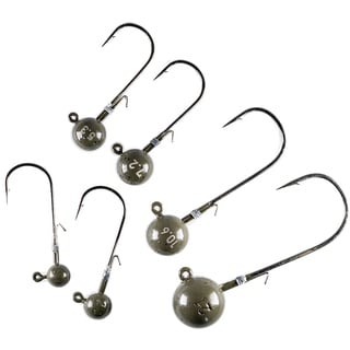 Tungsten Jigköpfe, LMAB bleifreie Jig-Haken Set, für Gummifische & Gummiköder, zum Angeln auf Barsch, Zander & Hecht, alle Größen und Gewichte (Hakengröße 2/0, 5,3 Gramm)