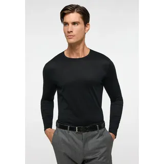 Eterna Langarmshirt, antailliert Eterna schwarz 2XL