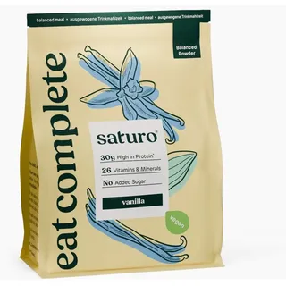 Saturo Trinkmahlzeit Vanille | Vegane Trinknahrung| Astronautenkost mit Protein & Nährstoffen Pulver 1400 g