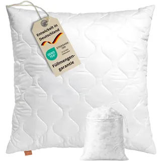 sleepling Kopfkissen 80x80 cm, Allergiker Kissen, Komfort 100