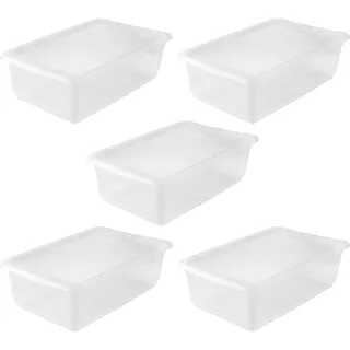KEEEPER Aufbewahrungsbox 59 x 39 x 18 cm 5-tlg. transparent