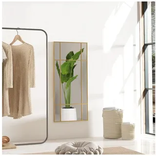 Homcom Wandspiegel 110 x 50 cm Gold