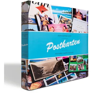 Leuchtturm 342621 Sammel-Album - Postkarten-Album für 600 Postkarten - 50 festeingebundene Hüllen