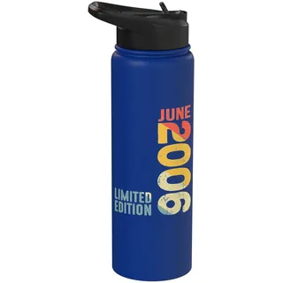 Monat Juni 2006 Jahr 2006 Retro 2006 Vintage 2006 seit 2006 Stainless Steel Insulated Water Bottle