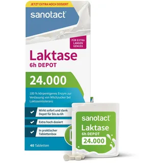 sanotact® sanotact Laktase 24.000 6h Depot Tabletten 16 g