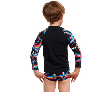 Funky Trunks Zippy Langarm-rash Guard - Pocket Rocket - 6 Jahre