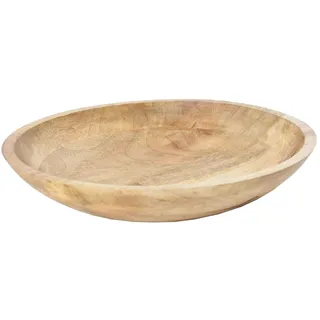 Holzschale Schale Dekoschale Servierschale Obstschale Holz Ø 40cm A040