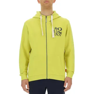 Citroën O102942-I002 Sweatshirt Full Zip 2CV&Car Shape Small Print W/Pouch Pocket C23W Sweatshirt Herren Celery Größe XXL