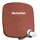 DIGIDISH 45 – Satelliten-Schüssel für 2 Teilnehmer (45 cm kleine Sat Anlage - Wandhalterung und Universal Twin-LNB) rot