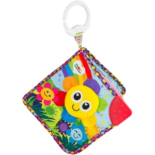 Lamaze Baby Spielzeug "Farbenbuch" Clip & Go, das hochwertige Kleinkindspielzeug. Das quietschbunte Stoffbuch stimuliert die Sinne und ist das perfekte Kinderwagen- und Greifspielzeug ab 0 Jahren