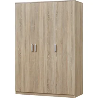 [en.casa] Kleiderschrank Bodolz 176x120x52 cm 4 Fächer