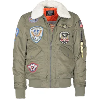 TOP GUN Bomberjacke »Bomberjacke TG23005«, grün