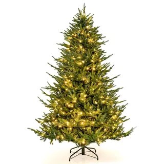 Costway Künstlicher Weihnachtsbaum Grün 135 cm
