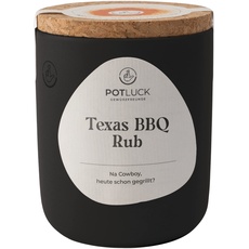 POTLUCK |Texas BBQ Rub| Gewürzmischung im Keramiktopf | 100g | Mit natürlichen Inhaltsstoffen