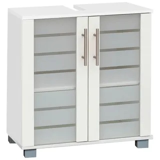 Schildmeyer Waschbeckenunterschrank 59,8 x 63,5 x 32,5 cm Weiß