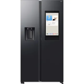 Samsung RS90F67BEFEF Side-by-Side (614 l, 1780 mm hoch, Schwarz)